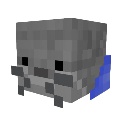 SmallFlame69 Minecraft avatar head, 3D render