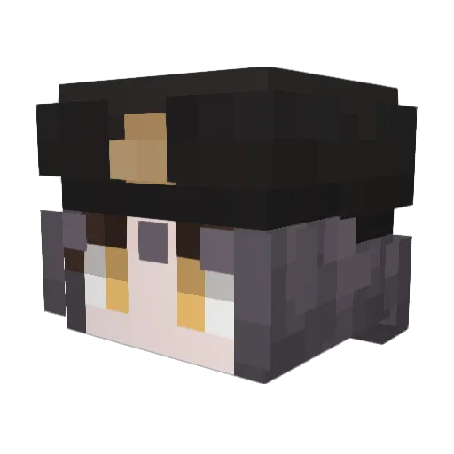 SmallFrosty Minecraft avatar head, 3D render