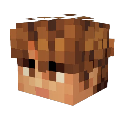 SmallPeen94 Minecraft avatar head, 3D render