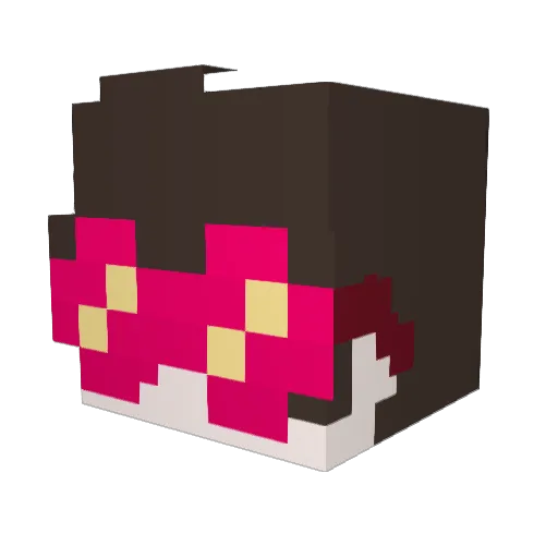 SmallPotato95 Minecraft avatar head, 3D render
