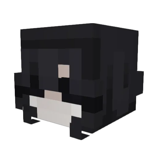 SmallSimone Minecraft avatar head, 3D render