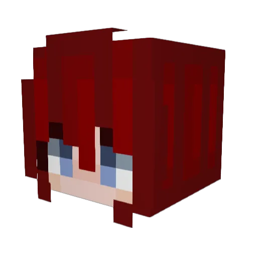 SmallTacos Minecraft avatar head, 3D render