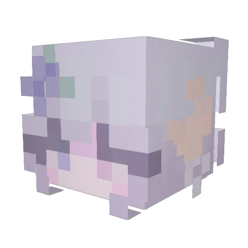 SmallYui1127 Minecraft avatar head, 3D render