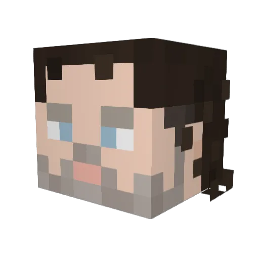 Small_Bryy Minecraft avatar head, 3D render