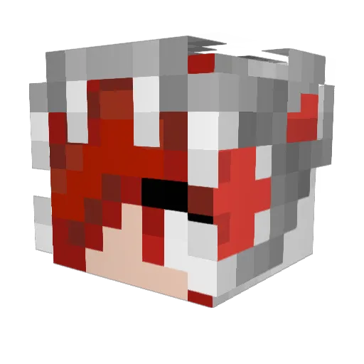 Small_Fry_12 Minecraft avatar head, 3D render
