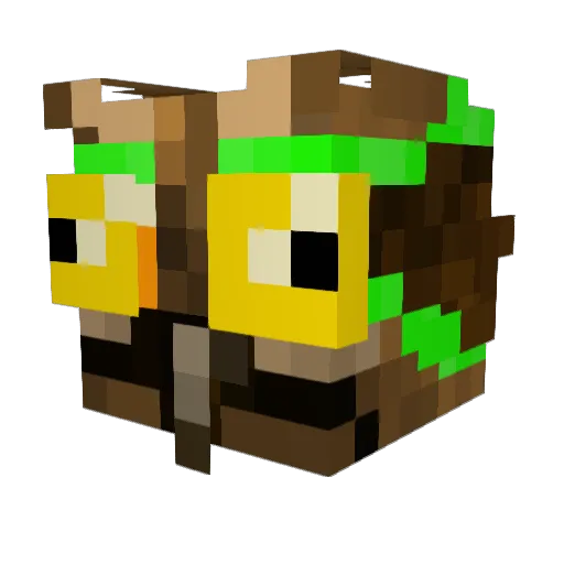 SmallabeeSmee Minecraft avatar head, 3D render