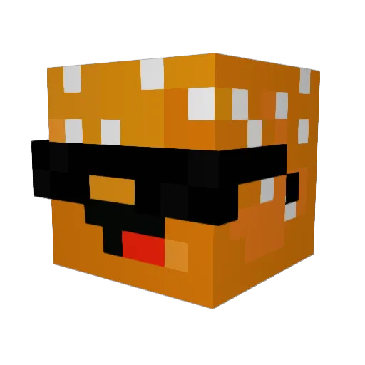 SmallerSneeze29 Minecraft avatar head, 3D render