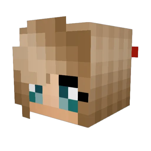 SmallestEggo Minecraft avatar head, 3D render
