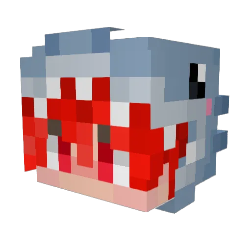 Smallfrizy Minecraft avatar head, 3D render