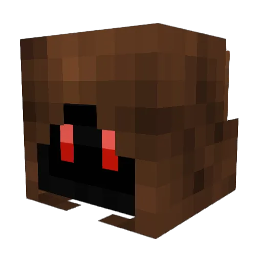 Smallishdude Minecraft avatar head, 3D render
