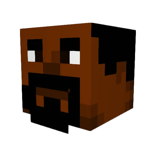 SmallowZ Minecraft avatar head, 3D render