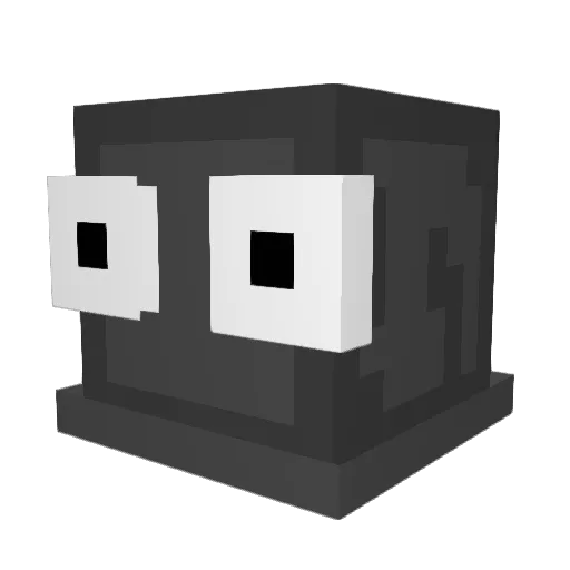 Smanch Minecraft avatar head, 3D render