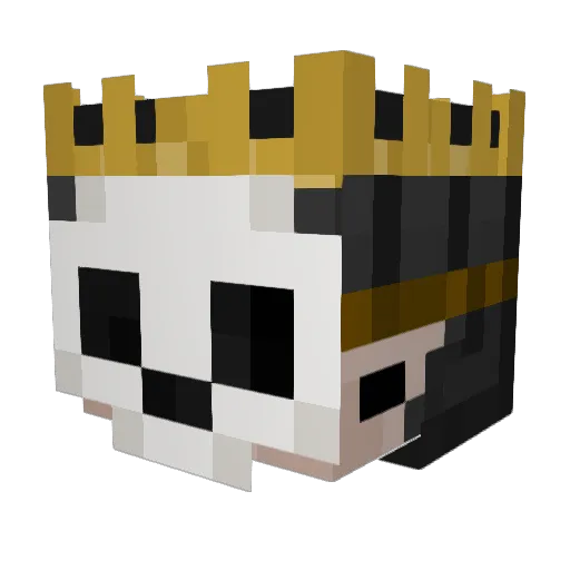 SmarkKing Minecraft avatar head, 3D render