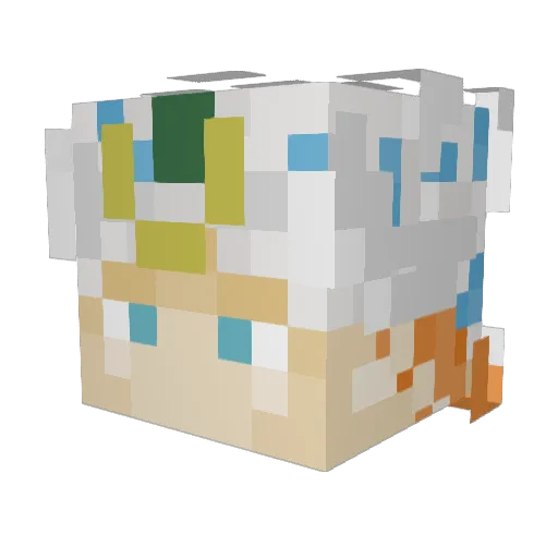 SmarmyTomato Minecraft avatar head, 3D render