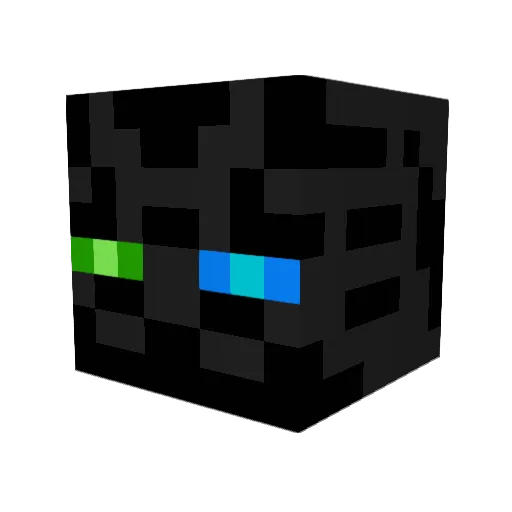 SmartArt15 Minecraft avatar head, 3D render
