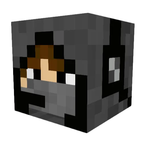 SmartDodo Minecraft avatar head, 3D render