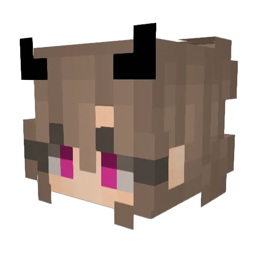 SmartDumb Minecraft avatar head, 3D render