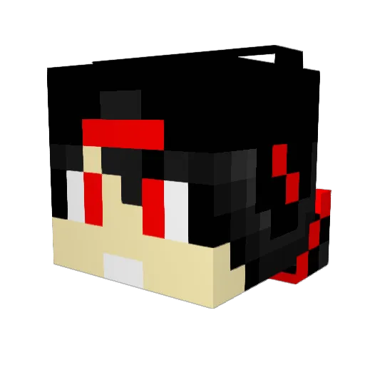 SmartGamerz Minecraft avatar head, 3D render