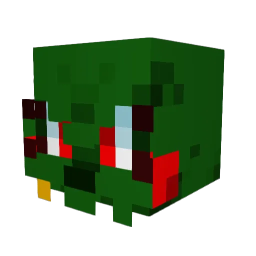 SmartMD Minecraft avatar head, 3D render