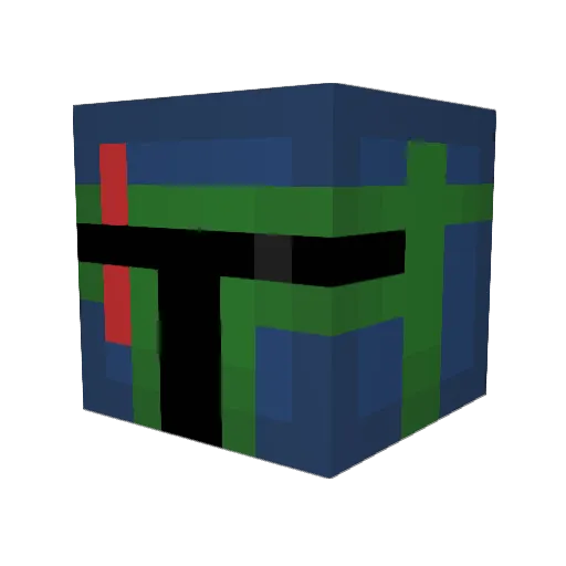 Smartaz Minecraft avatar head, 3D render