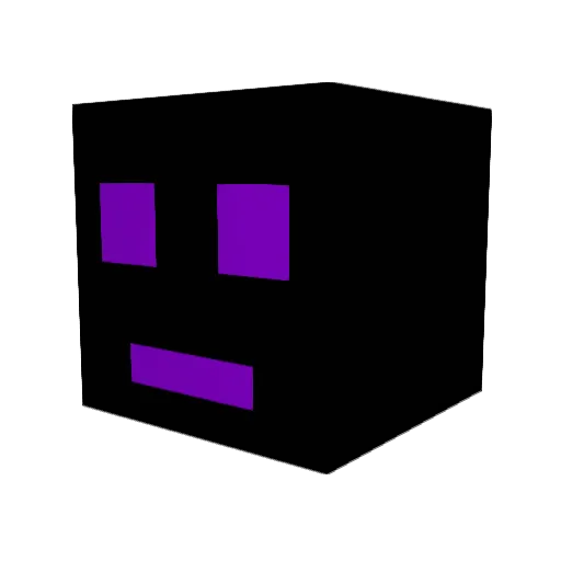 SmartestAI Minecraft avatar head, 3D render
