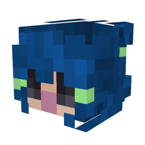 Smartie_Unicorn Minecraft avatar head, 3D render