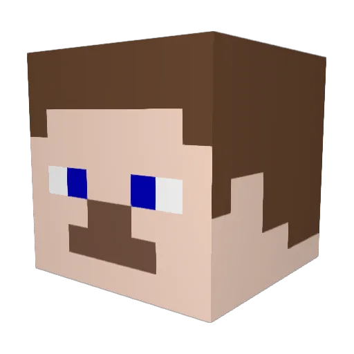 Smartiiz09 Minecraft avatar head, 3D render