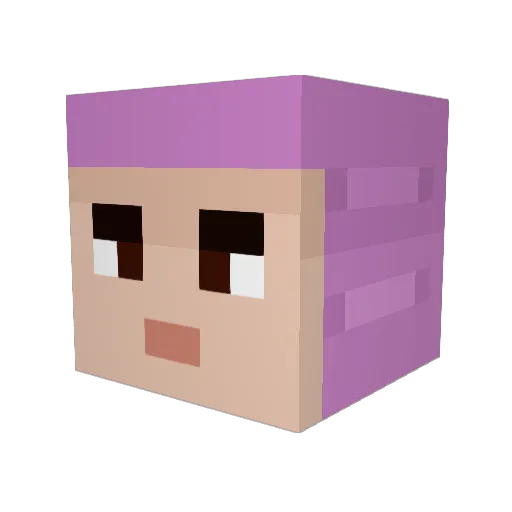 Smartmouth78 Minecraft avatar head, 3D render