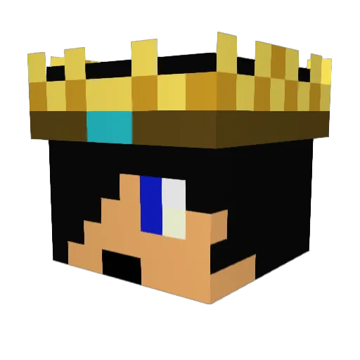 SmartyDJ Minecraft avatar head, 3D render