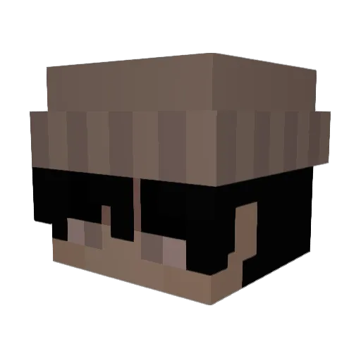 Smash1703 Minecraft avatar head, 3D render