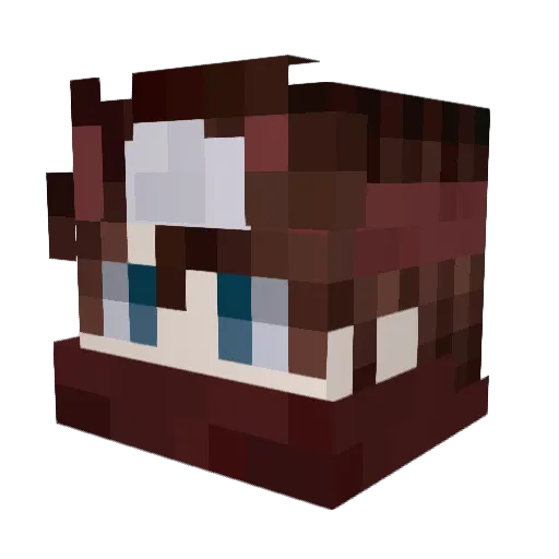 SmashBro722 Minecraft avatar head, 3D render