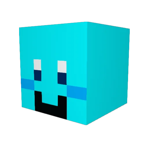 SmashbrosThe3rd Minecraft avatar head, 3D render