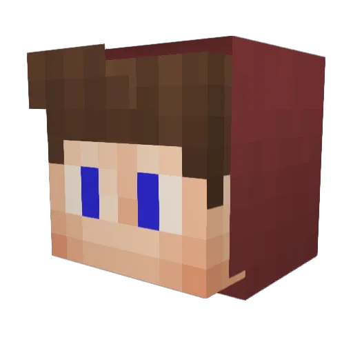 Smasher2802 Minecraft avatar head, 3D render