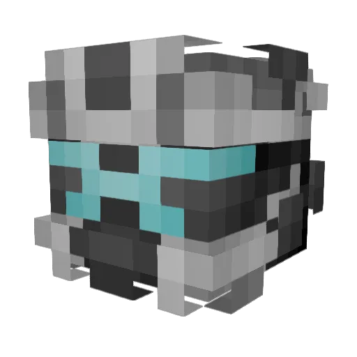 SmasherClasher Minecraft avatar head, 3D render
