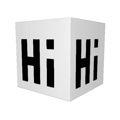 SmashingGames Minecraft avatar head, 3D render
