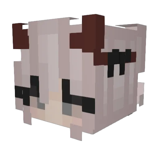 SmashyDread Minecraft avatar head, 3D render