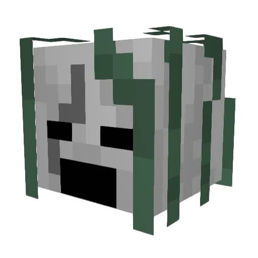 Smaskisen Minecraft avatar head, 3D render