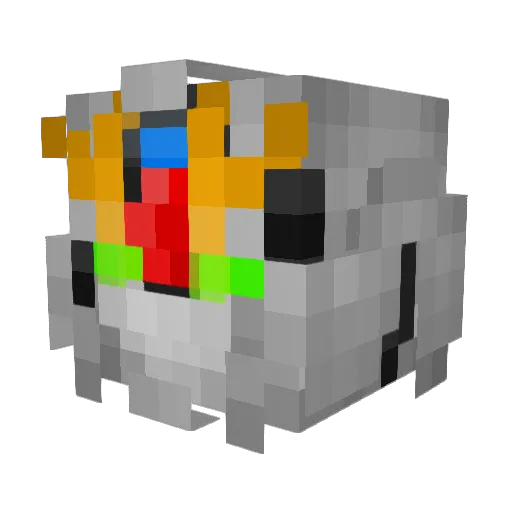 Smaug19811 Minecraft avatar head, 3D render