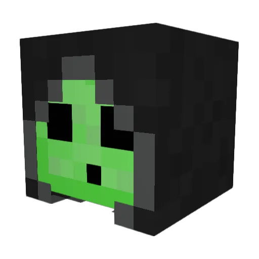 Smaug_26 Minecraft avatar head, 3D render