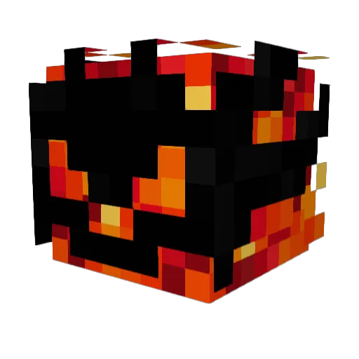 Smaugue Minecraft avatar head, 3D render