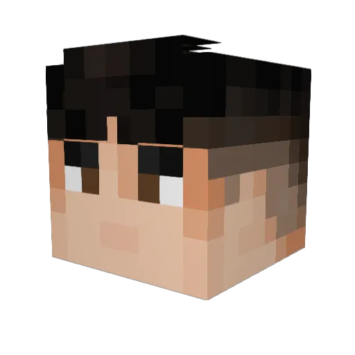 Smav Minecraft avatar head, 3D render
