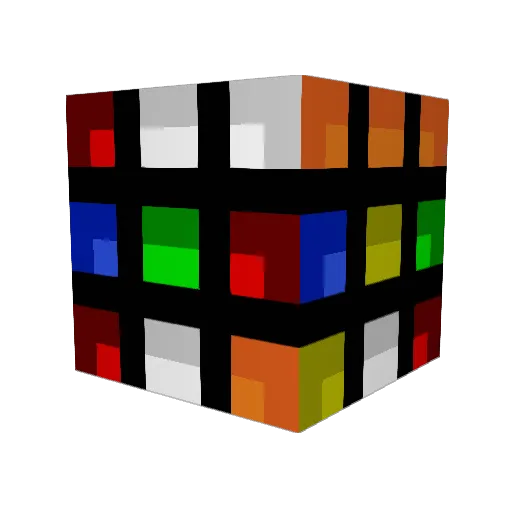 Smayra Minecraft avatar head, 3D render