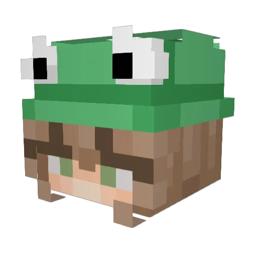 Smeagle_Peeps Minecraft avatar head, 3D render