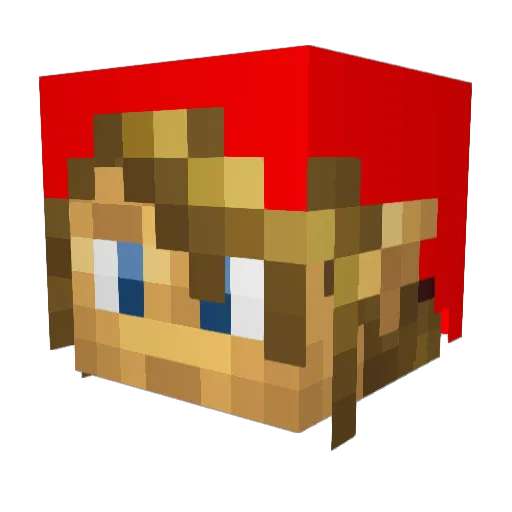 Smeagol3200 Minecraft avatar head, 3D render