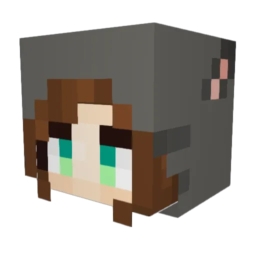 Smeagol_515 Minecraft avatar head, 3D render