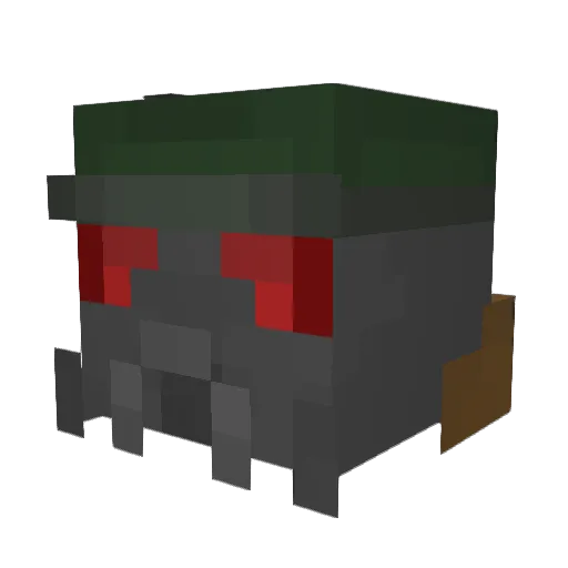 Smeargle123 Minecraft avatar head, 3D render