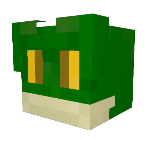 Smedvin Minecraft avatar head, 3D render