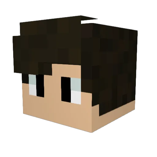 Smeernov Minecraft avatar head, 3D render