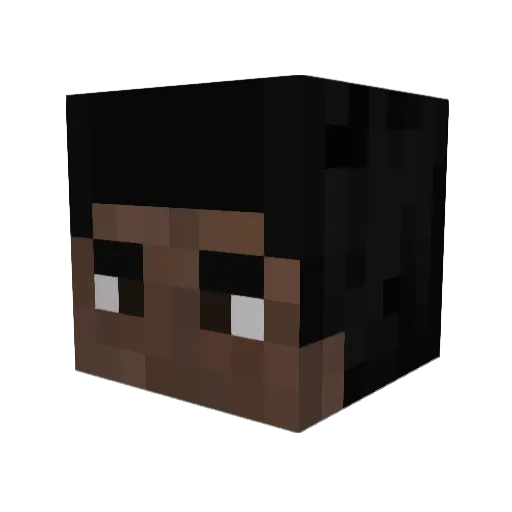 Smeeto_ Minecraft avatar head, 3D render
