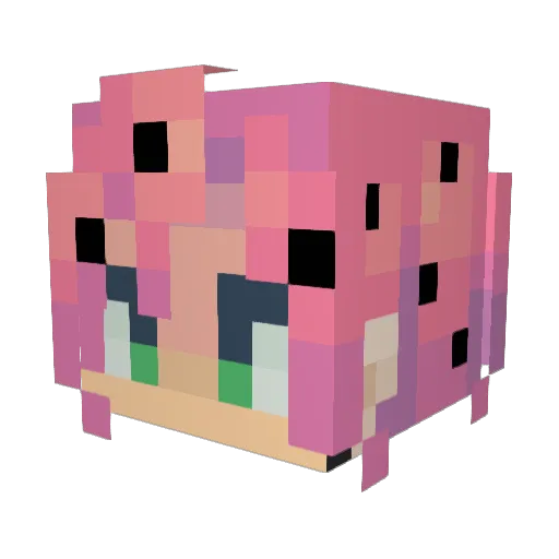Smeexey Minecraft avatar head, 3D render
